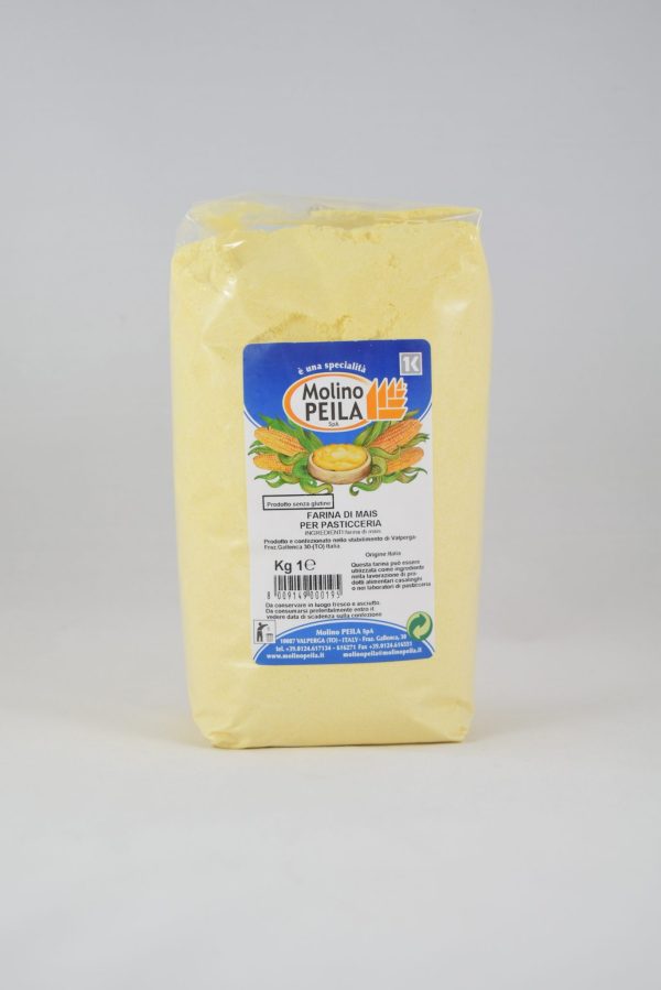 FARINA DI MAIS PER PASTICCERIA KG. 1 MOLINO PEILA