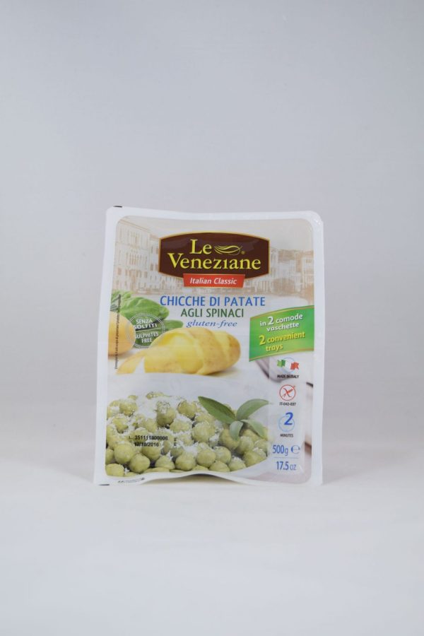 CHICCHE DI PATATE AGLI SPINACI GR. 250 X 2 LE VENEZIANE