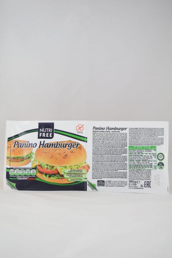 PANINO HAMBURGER GR. 90 X 2 NUTRIFREE