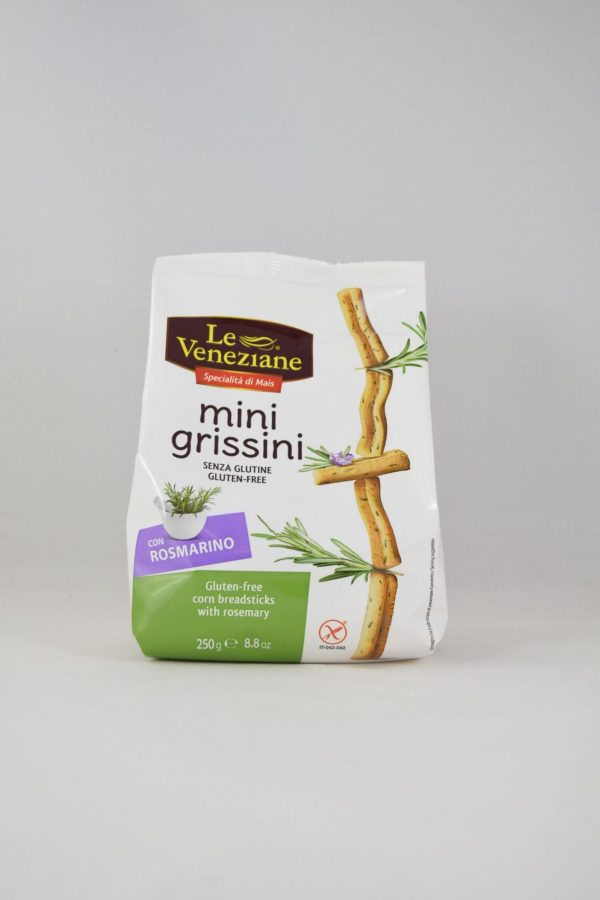 MINI GRISSINI CON ROSMARINO GR. 250 LE VENEZIANE