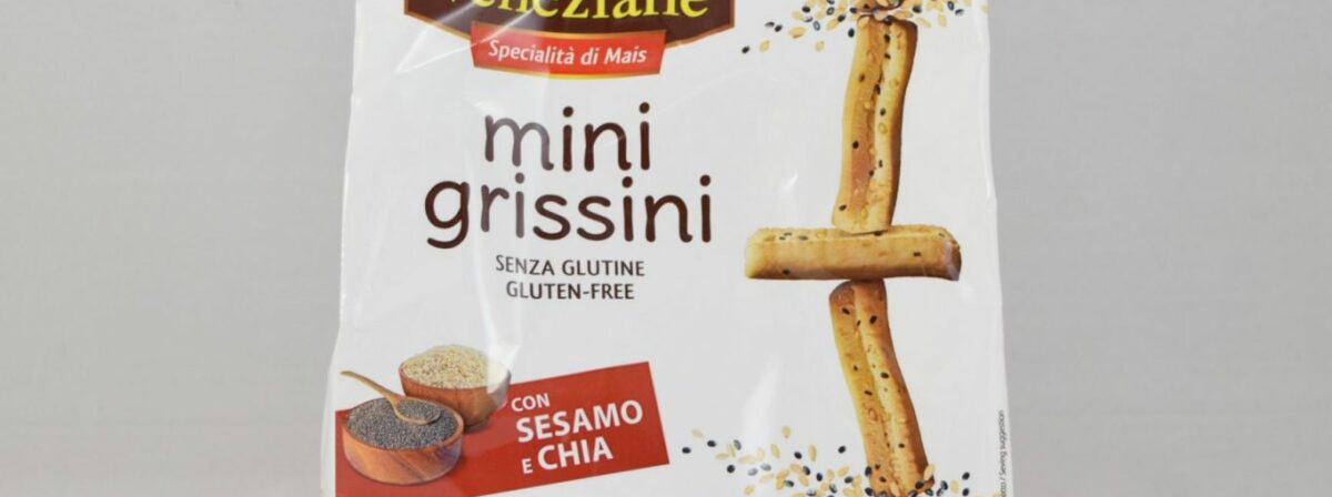 MINI GRISSINI CON SESAMO E CHIA GR. 250 LE VENEZIANE