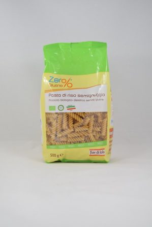 FUSILLI DI RISO INTEGRALE GR. 500 FIOR DI LOTO
