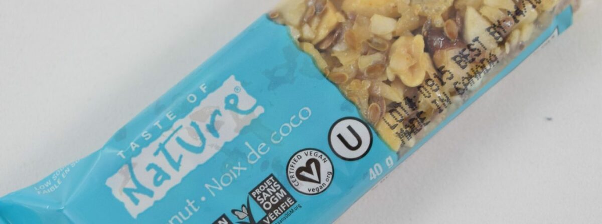 SNACK BARRETTA AL COCCO GR. 40 TASTE OF NATURE