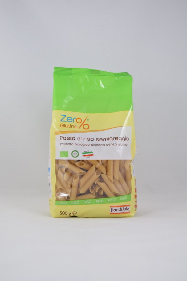 PENNE DI RISO INTEGRALE GR. 500 FIOR DI LOTO