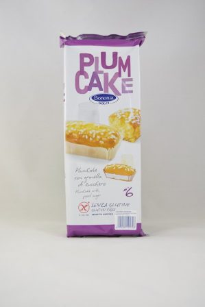 Plumcake con granella di zucchero gr 37 x 6 Bononia