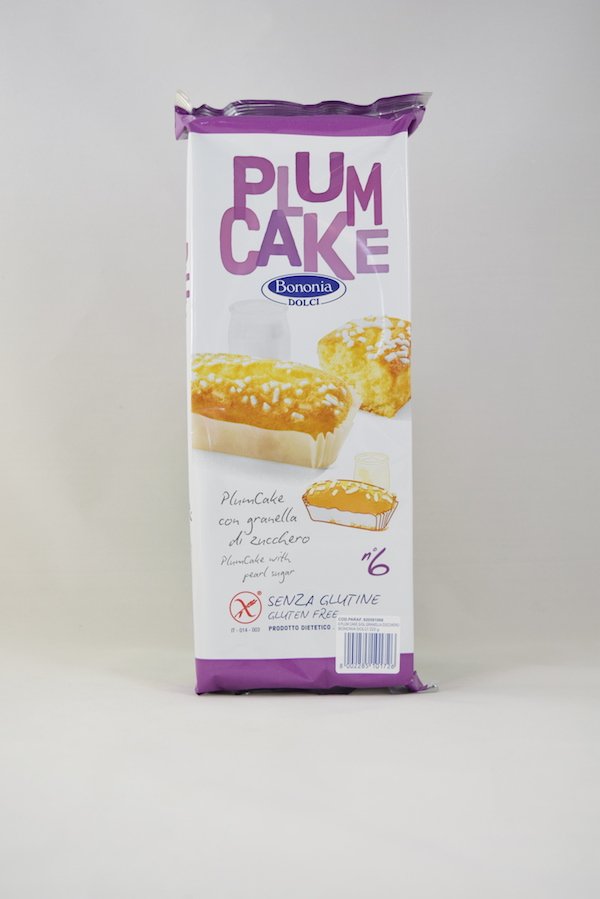 Plumcake con granella di zucchero gr 37 x 6 Bononia