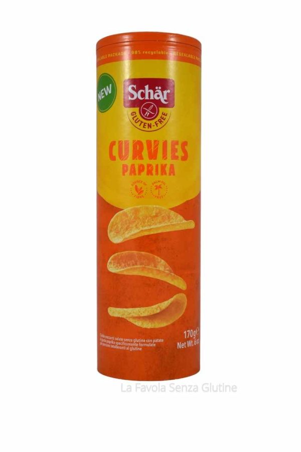Patatine Curvies paprika gr 170 Schar