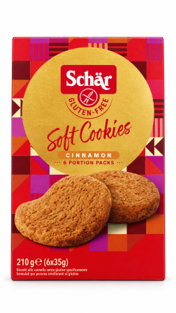 Biscotti alla cannella soft cookies gr 210 Schar