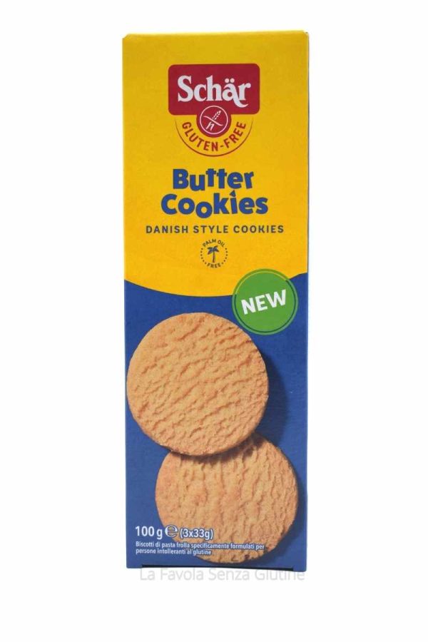 Biscotti butter cookies gr 33x3 Schar
