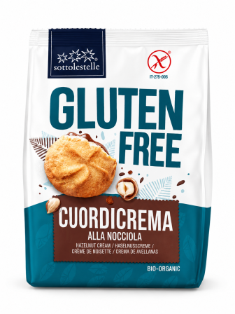 Biscotti cuor di crema nocciola BIO VEGAN gr 250 Sottolestelle