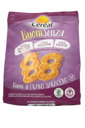 Biscotti al grano saraceno senza lievito gr 200 Cereal