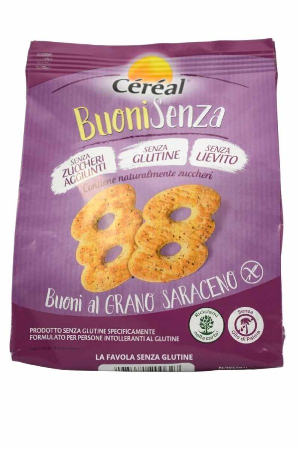 Biscotti al grano saraceno senza lievito gr 200 Cereal
