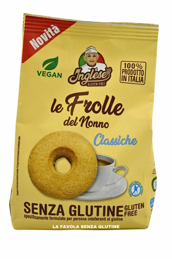 Biscotti le frolle del nonno classiche vegan gr 200 Inglese