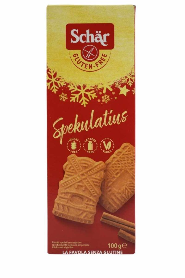 Biscotti speziati Spekulatius senza lattosio gr 100 Schar