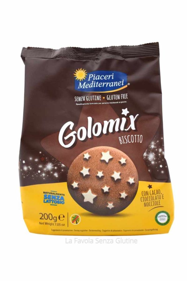 Biscotti Golomix senza lattosio gr 200 Piaceri Mediterranei