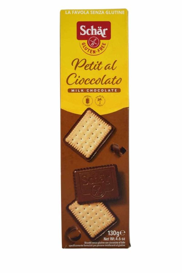 Biscotto petit al cioccolato al latte gr 130 Schar