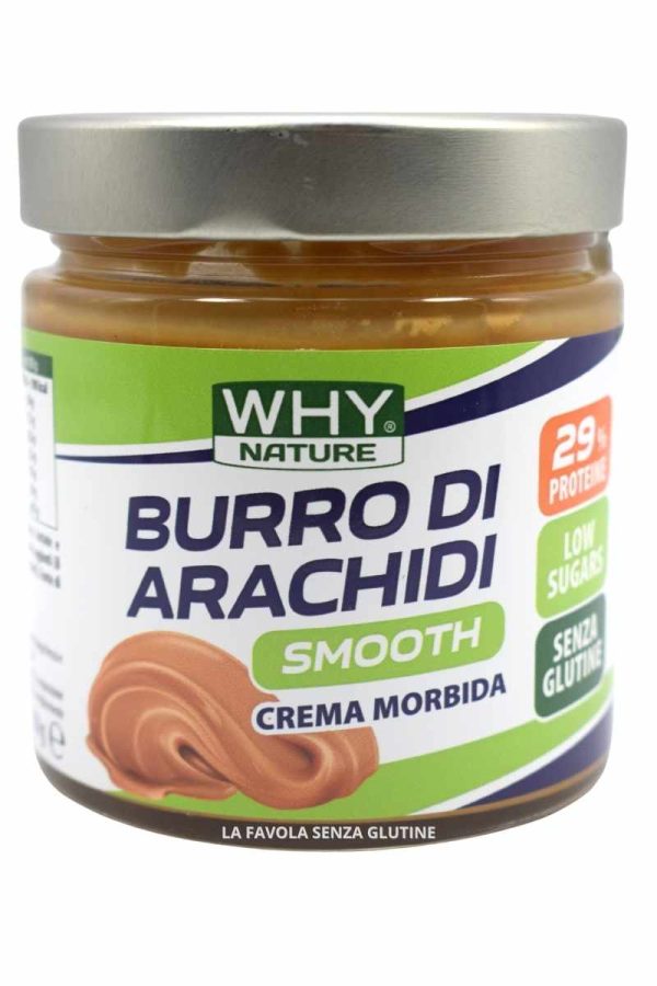 Crema di arachidi proteico senza lattosio vegan gr 350 Why Nature