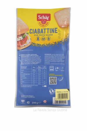 Ciabattine senza lattosio gr 200 Schar