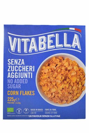 Corn flakes senza zuccheri aggiunti gr 225 Vitabella