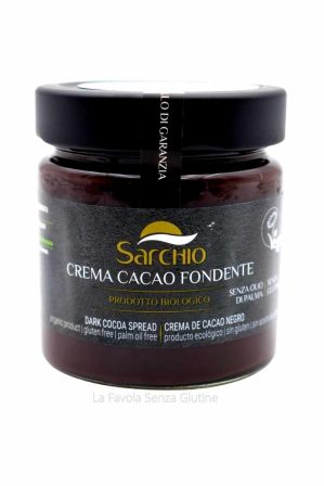Crema cacao fondente bio vegan gr 200 Sarchio