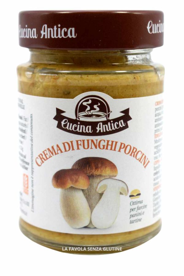 Crema di funghi porcini gr 180 Cucina Antica