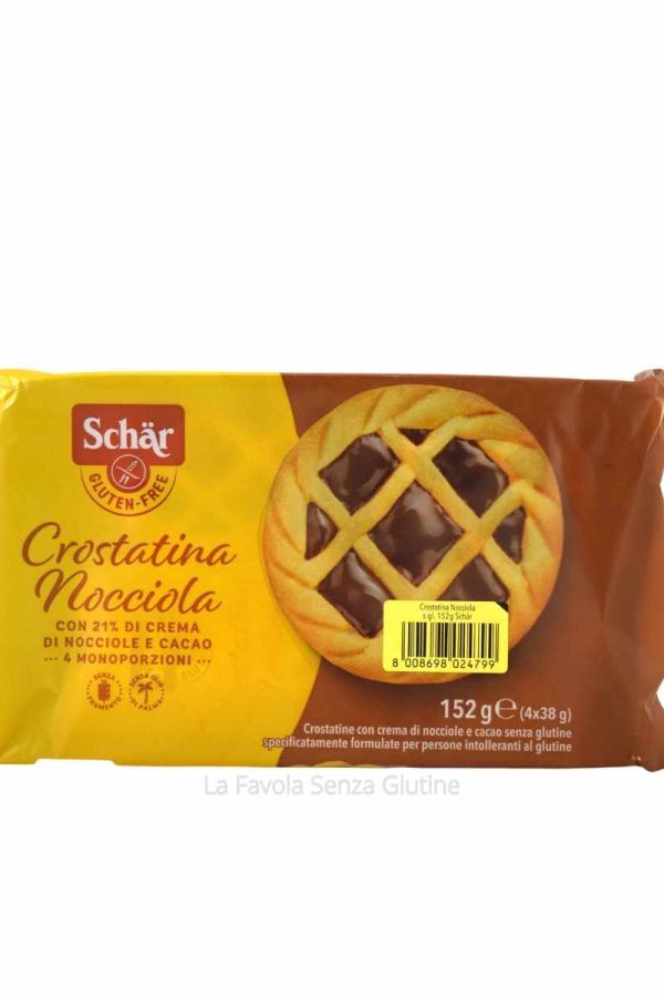 Crostatina nocciola gr 38x4 Schar