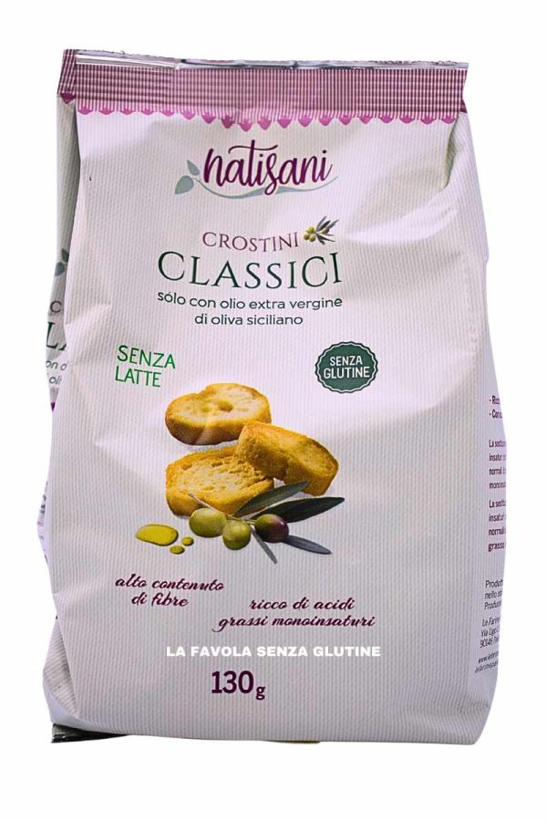 Crostini classici senza latte gr 130 Natisani