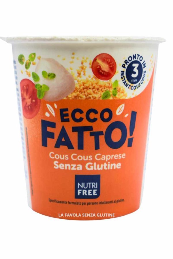 Ecco Fatto cous cous caprese gr 70 Nutrifree