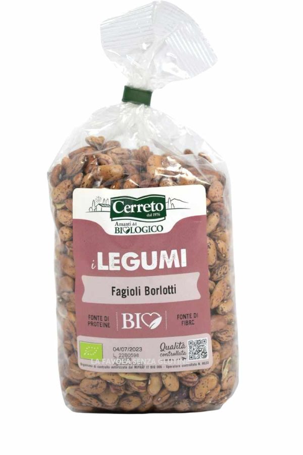Fagioli borlotti bio gr 500 Cerreto
