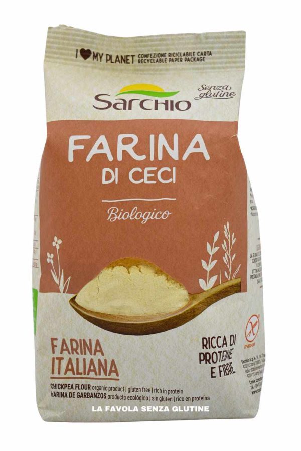 Farina di ceci biologica gr 400 Sarchio