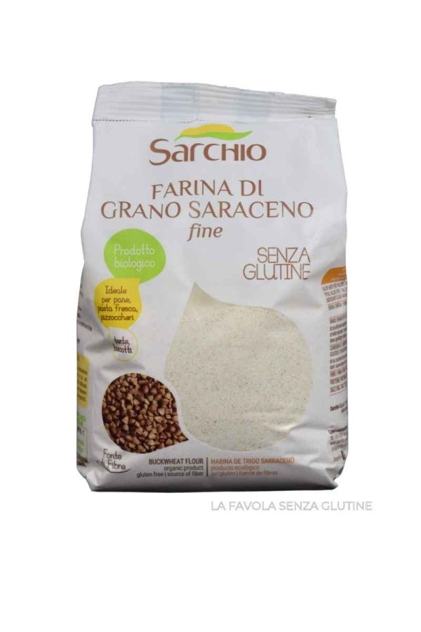 Farina di grano saraceno fine bio gr 500 Sarchio