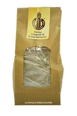 Farina integrale di grano saraceno gr 500 Mario senza glutine