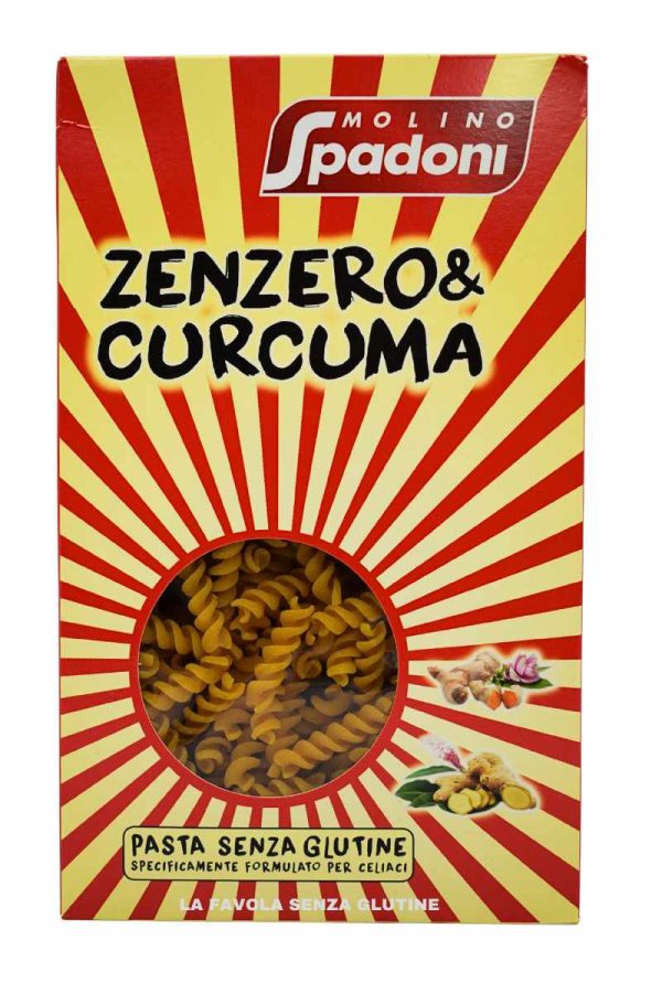 Fusilli zenzero e curcuma gr 400 Molino Spadoni