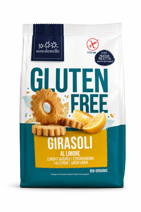 Girasoli di mais e riso al limone BIO VEGAN gr 200 Sottolestelle