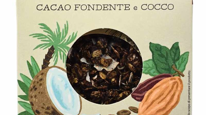 Granola gusto cacao fondente e cocco gr 250 Perfect Bio