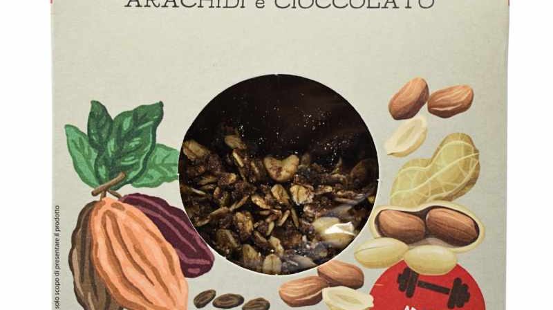 Granola proteica gusto arachidi e cioccolato gr 250 Perfect Bio