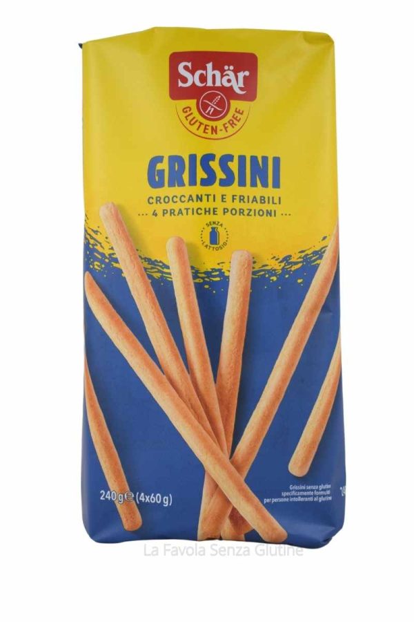 Grissini senza lattosio gr 60x4 Schar
