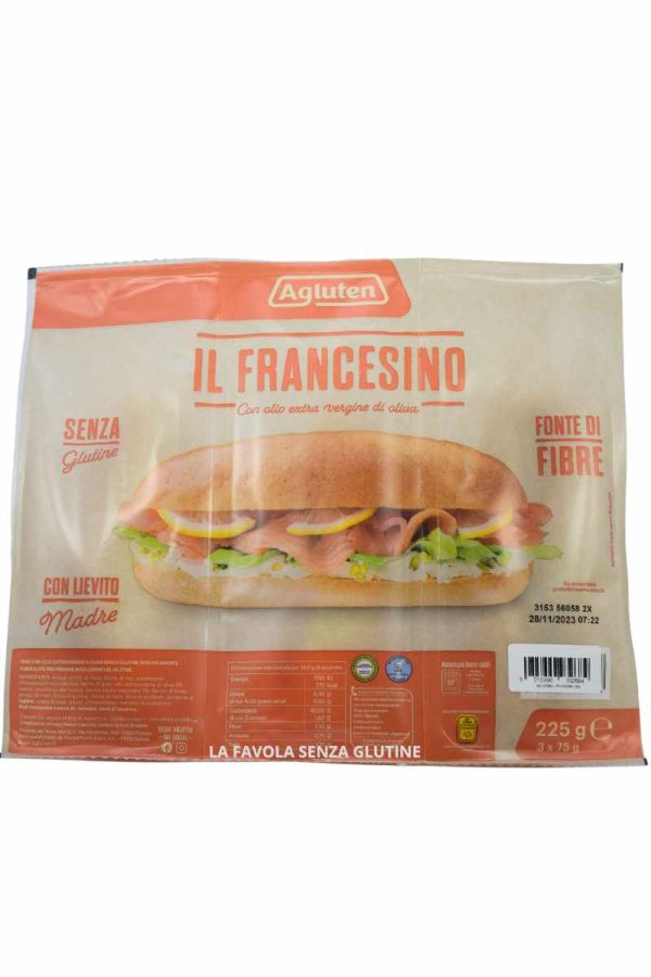 Il francesino senza latte gr 75x3 Agluten