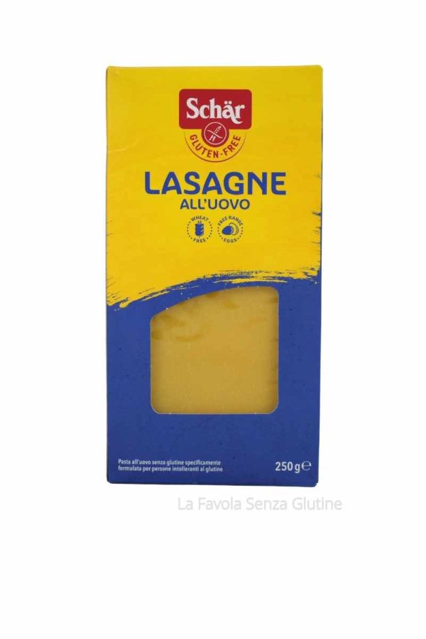 Lasagne all'uovo senza lattosio gr 250 Schar