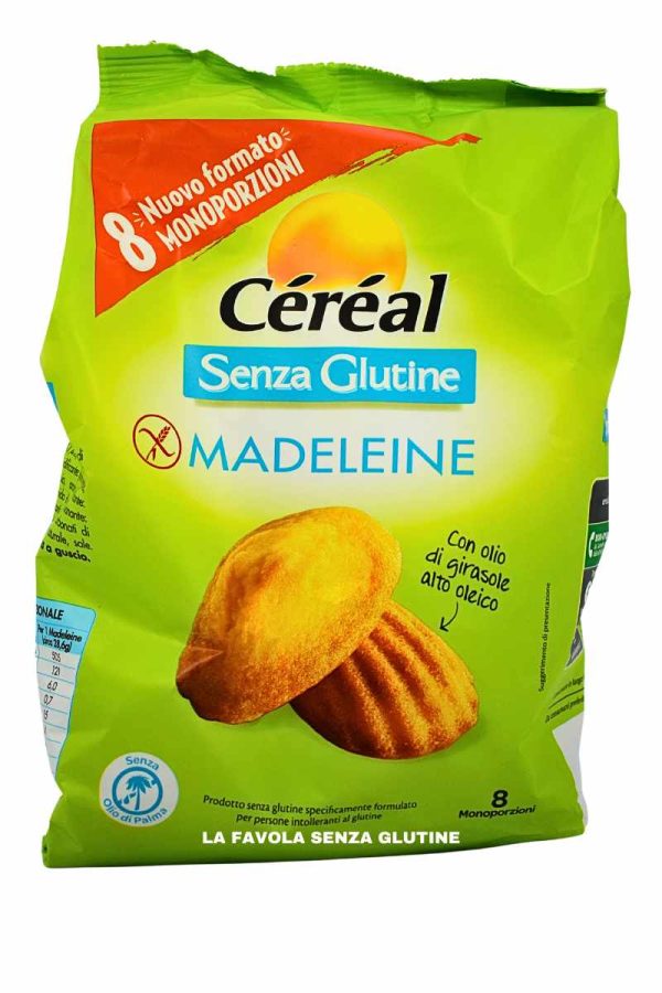 Madeleine senza lattosio gr 28,5x8 Cereal