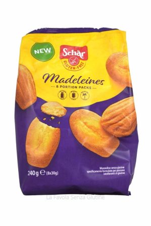 Madeleines senza lattosio gr 30x8 Schar