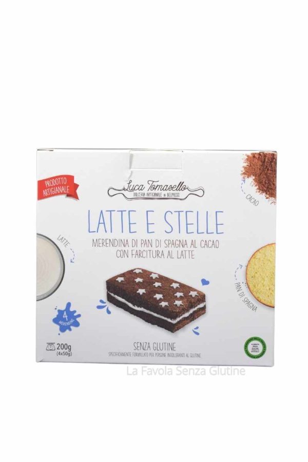 Merendine Latte e Stelle gr 50x4 Luca Tomasello