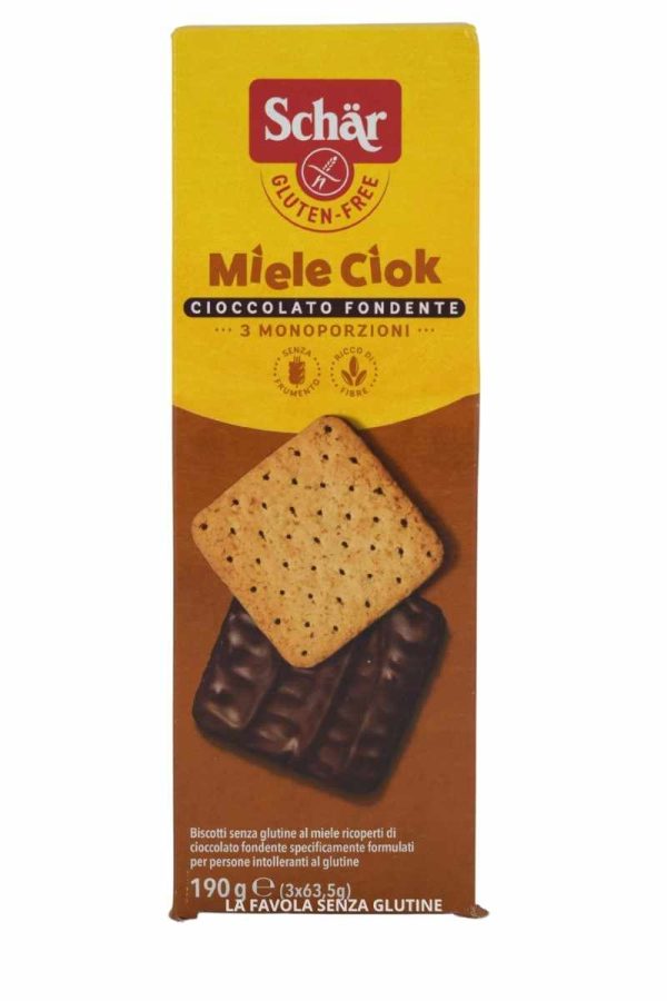 Miele ciok con cioccolato fondente gr 63,5x3 Schar