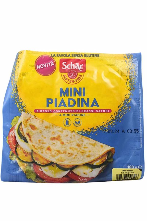 Mini piadina senza lattosio gr 180 Schar