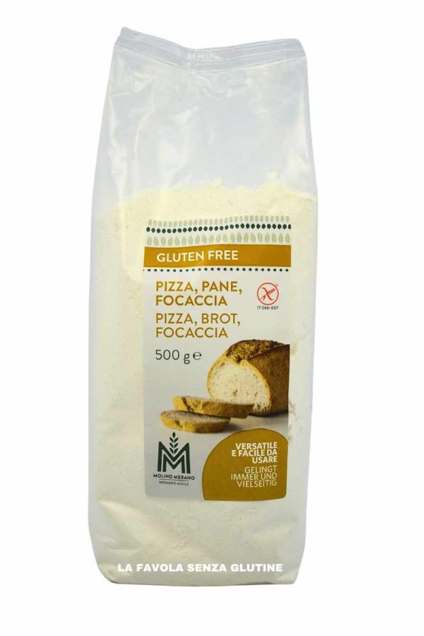 Miscela per pizza pane e focaccia gr 500 Molino Merano