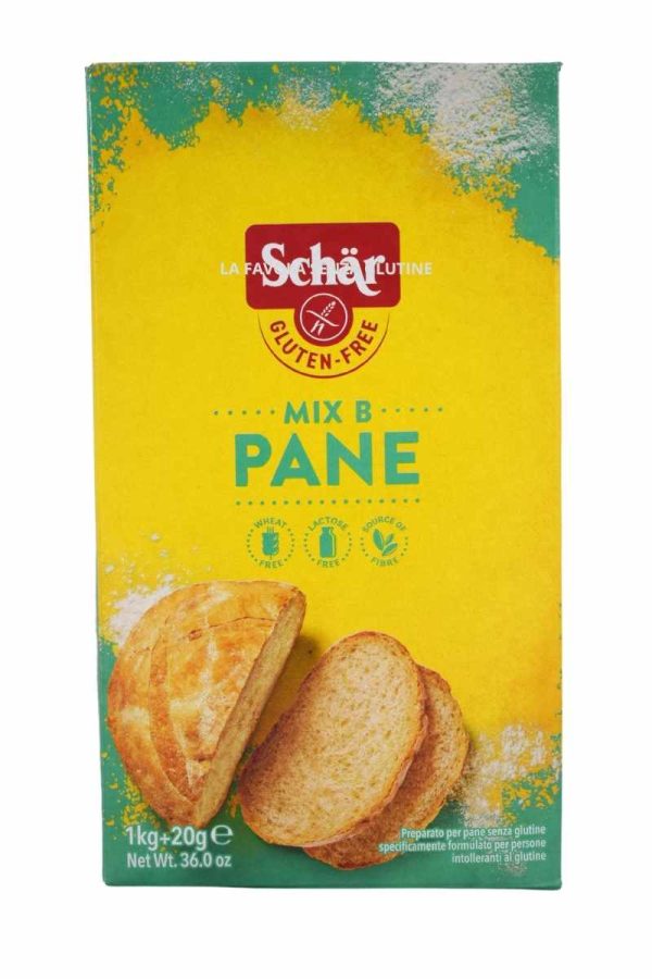 Mix b per pane senza lattosio kg 1+20g lievito Schar