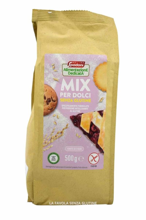 Mix per dolci senza latte senza mais gr 500 Molino Spadoni