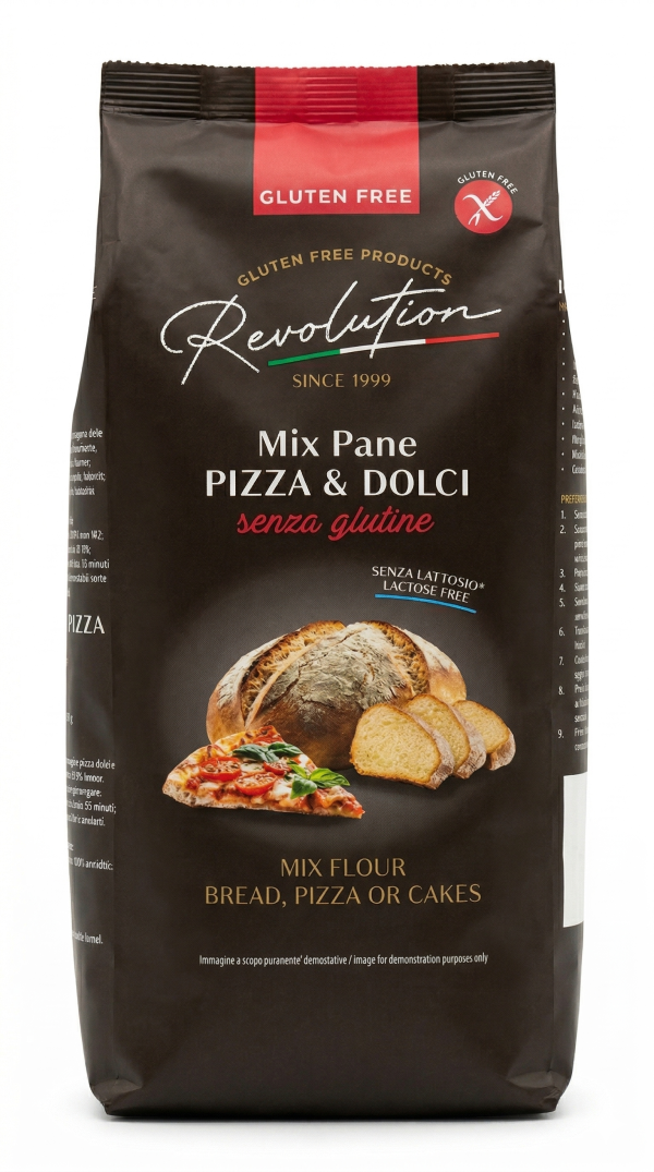 Mix pane pizza e dolci senza lattosio kg 1 Revolution