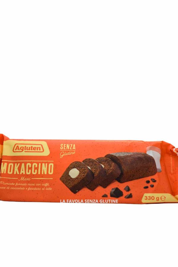 Mokaccino plumcake maxi con caffè gocce di cioccolato e farcitura al latte gr 330 Agluten