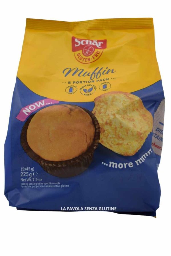 Muffins senza lattosio gr 45x5 Schar